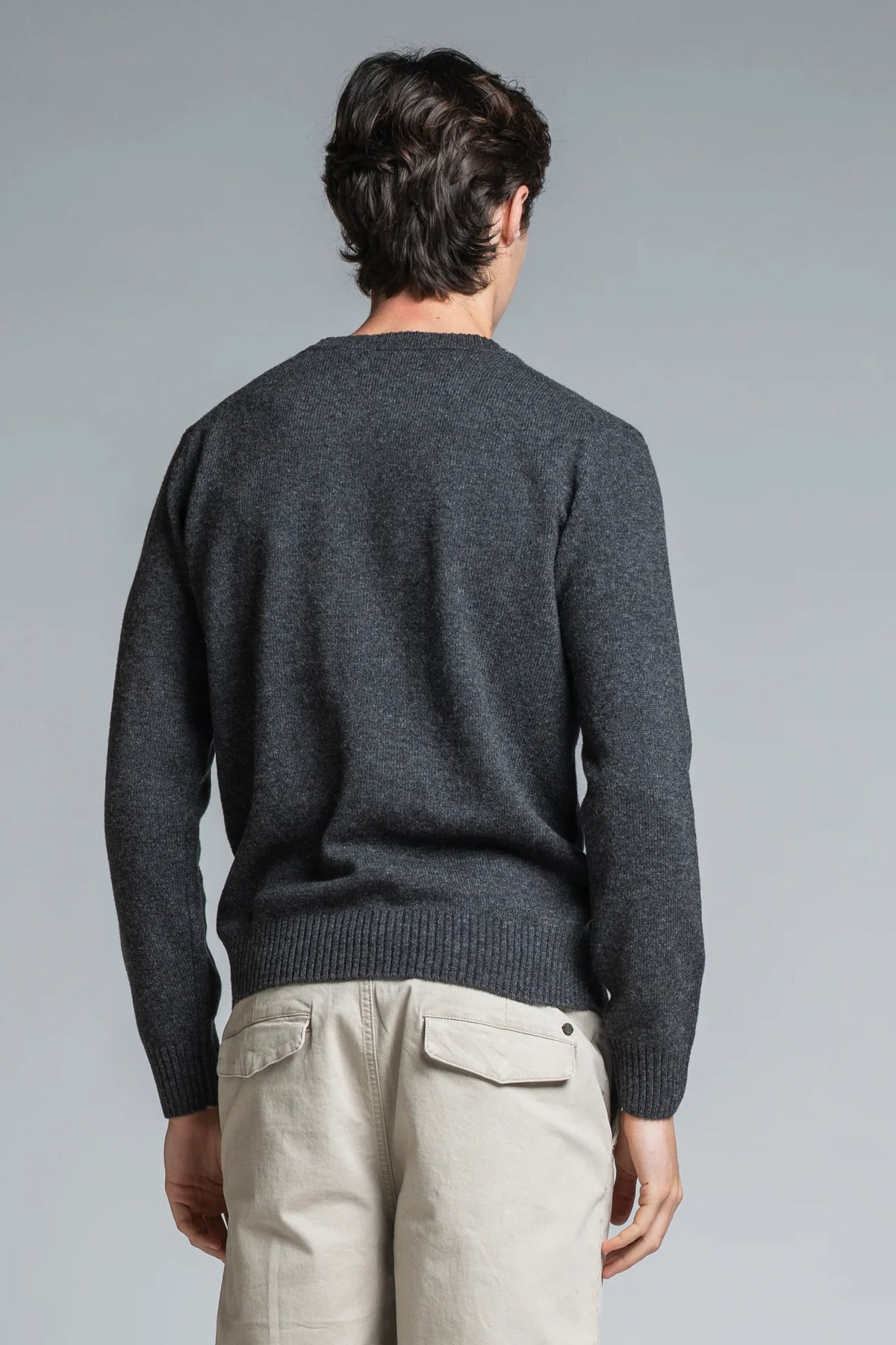 Maglia girocollo lambswool charlie blackboard