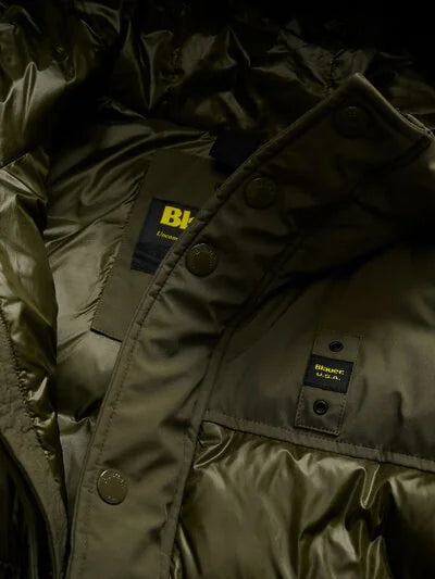 Piumino nylon e neoprene