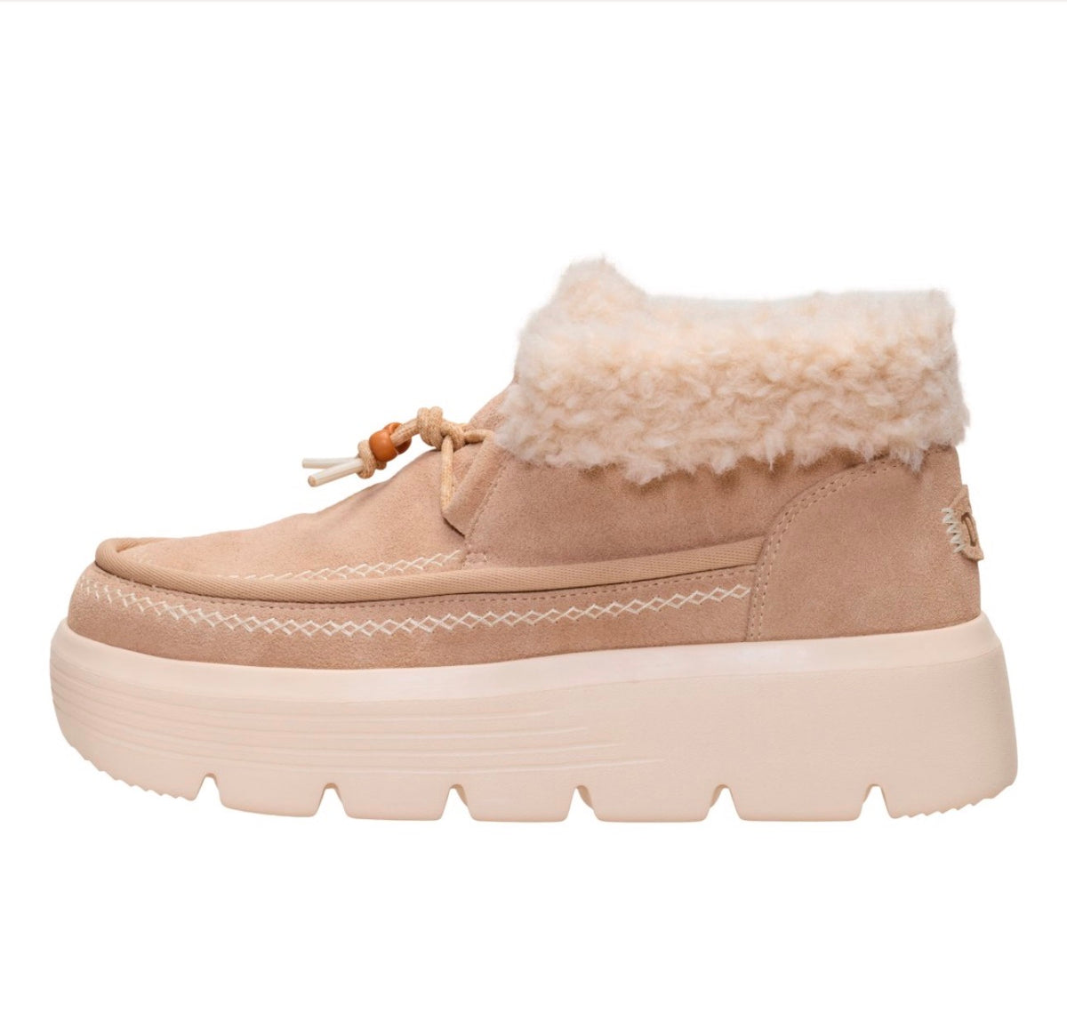 Austin Edge Lounge suede sesamo