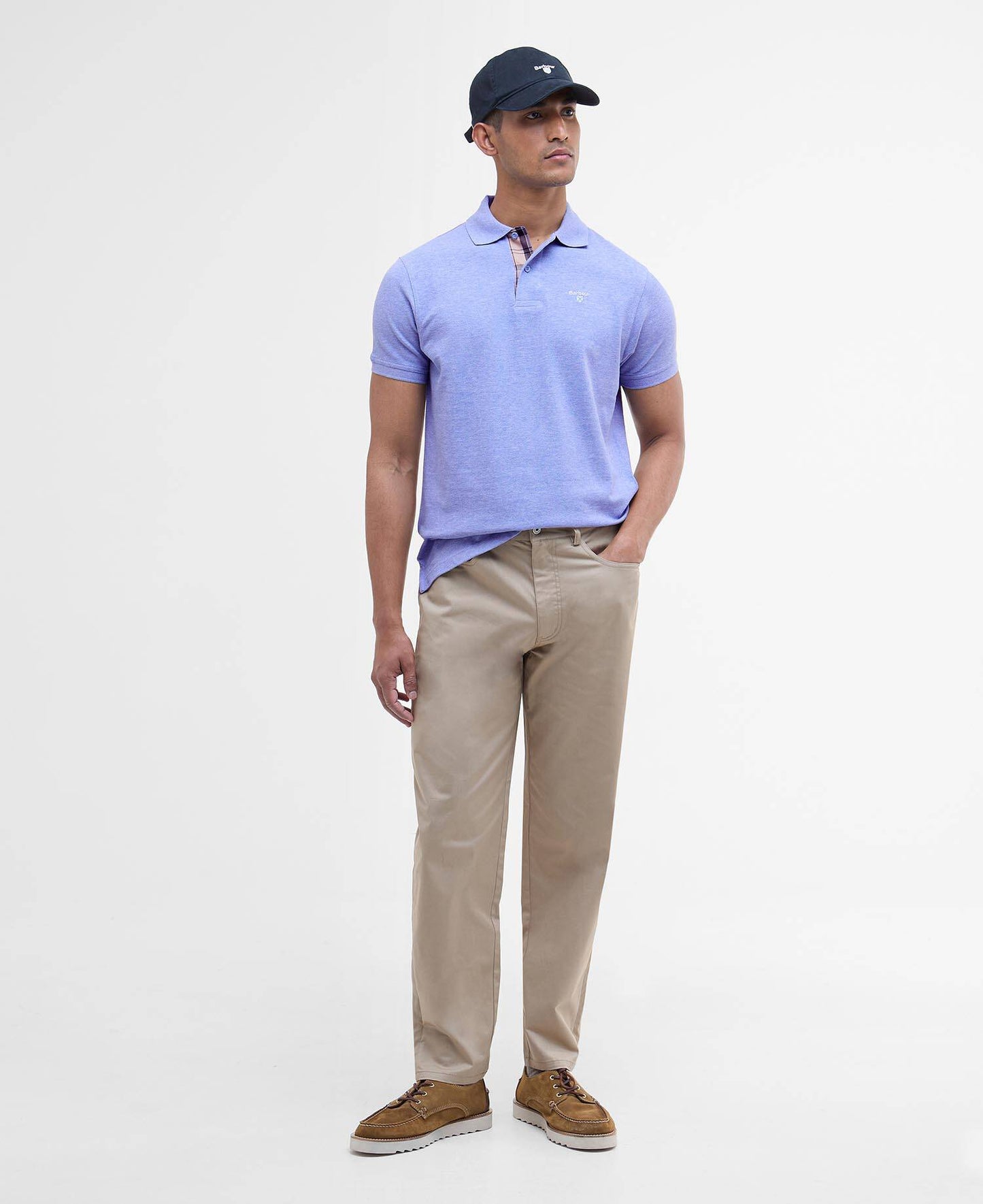 Polo in cotone piquet verde celeste