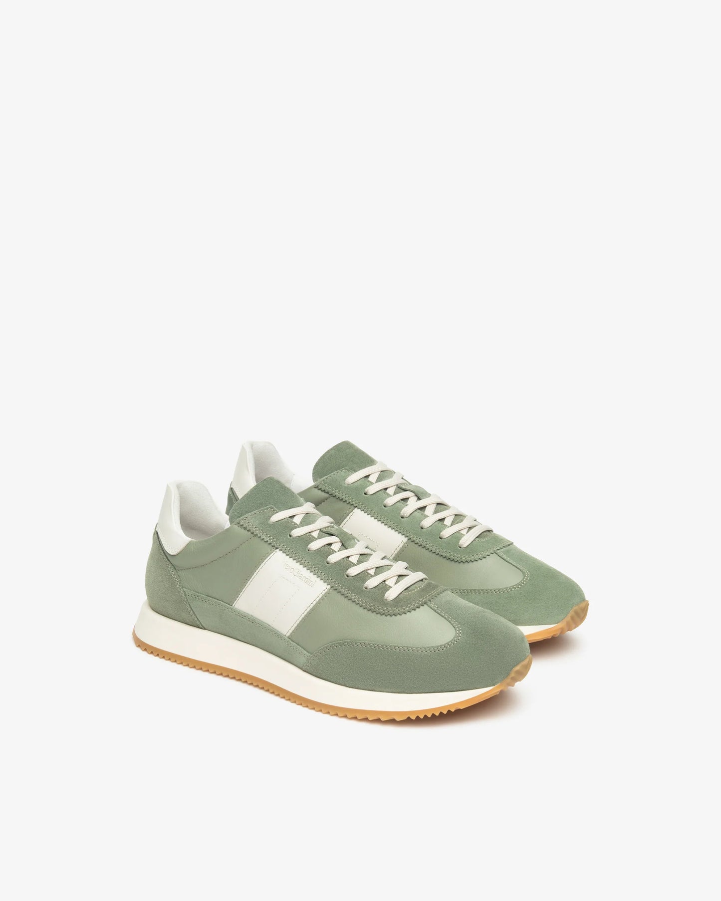 Sneaker in pelle E601110U Salvia