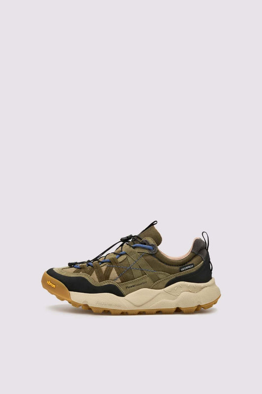 IWANO 2 suede e tessuto tecnico Tortora