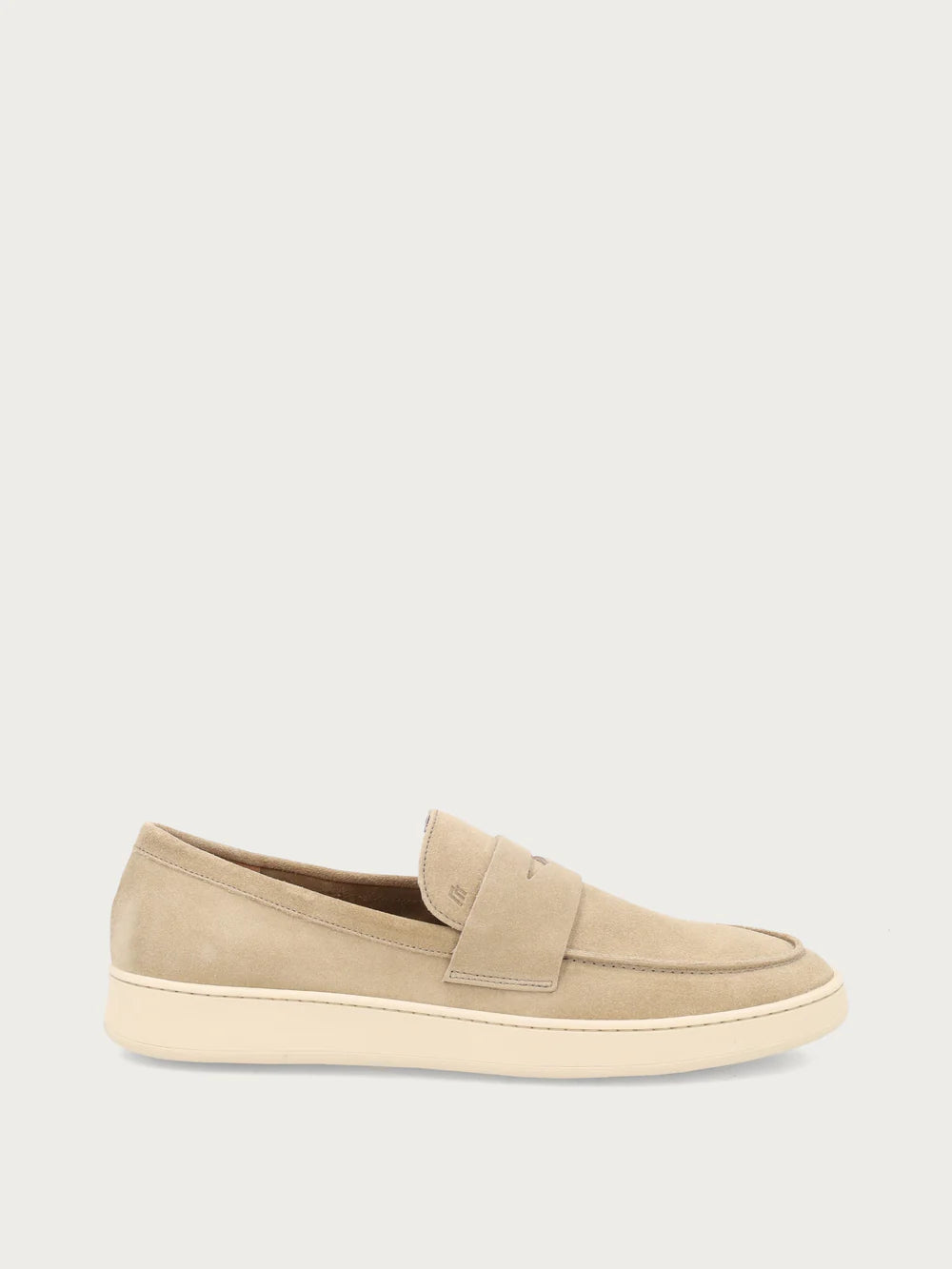 Mocassino fondo gomma 24b4 Beige