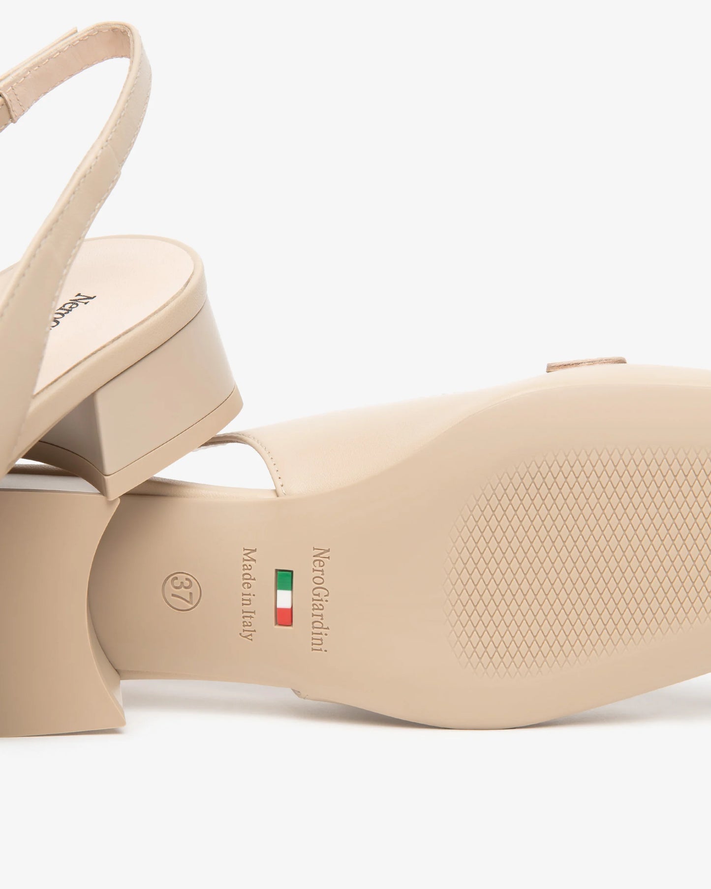 Sling-Back in Pelle E615500D beige