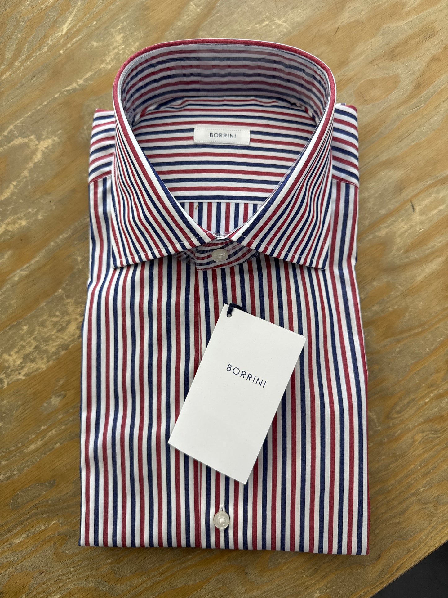 Camicia classica RCGA9009 rosso/blu