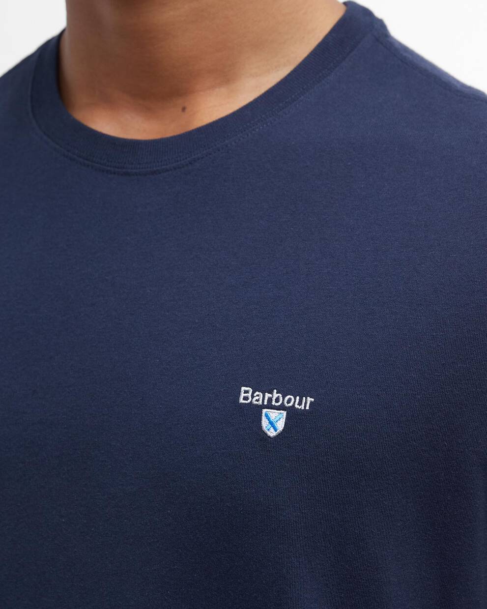 T-Shirt sport-Tartan blu navy