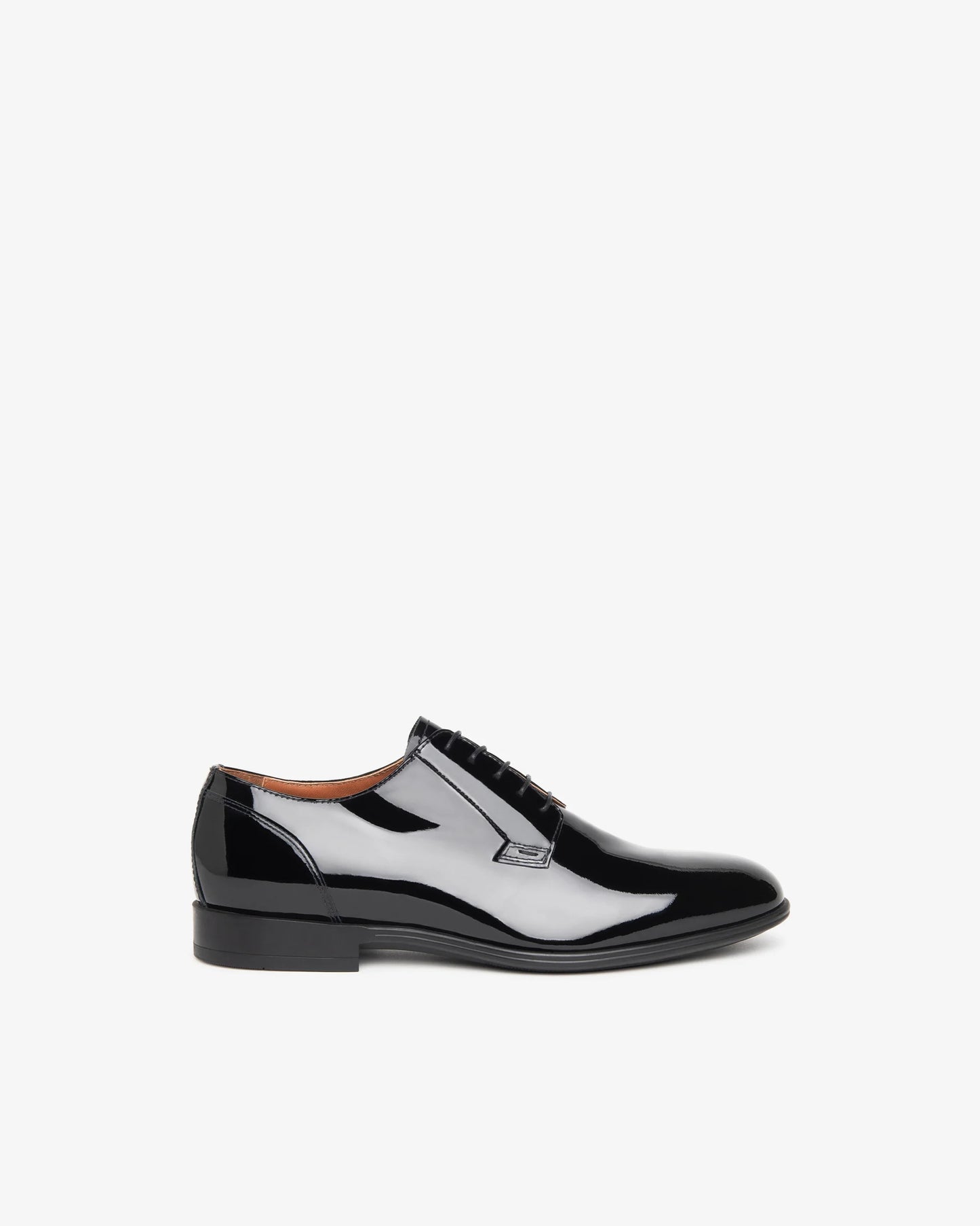 Scarpa stringata in vernice E400121UE nera