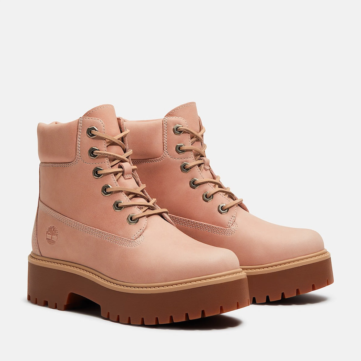 Stivale con Plateau 6-Inch Stone Street da Donna in rosa chiaro