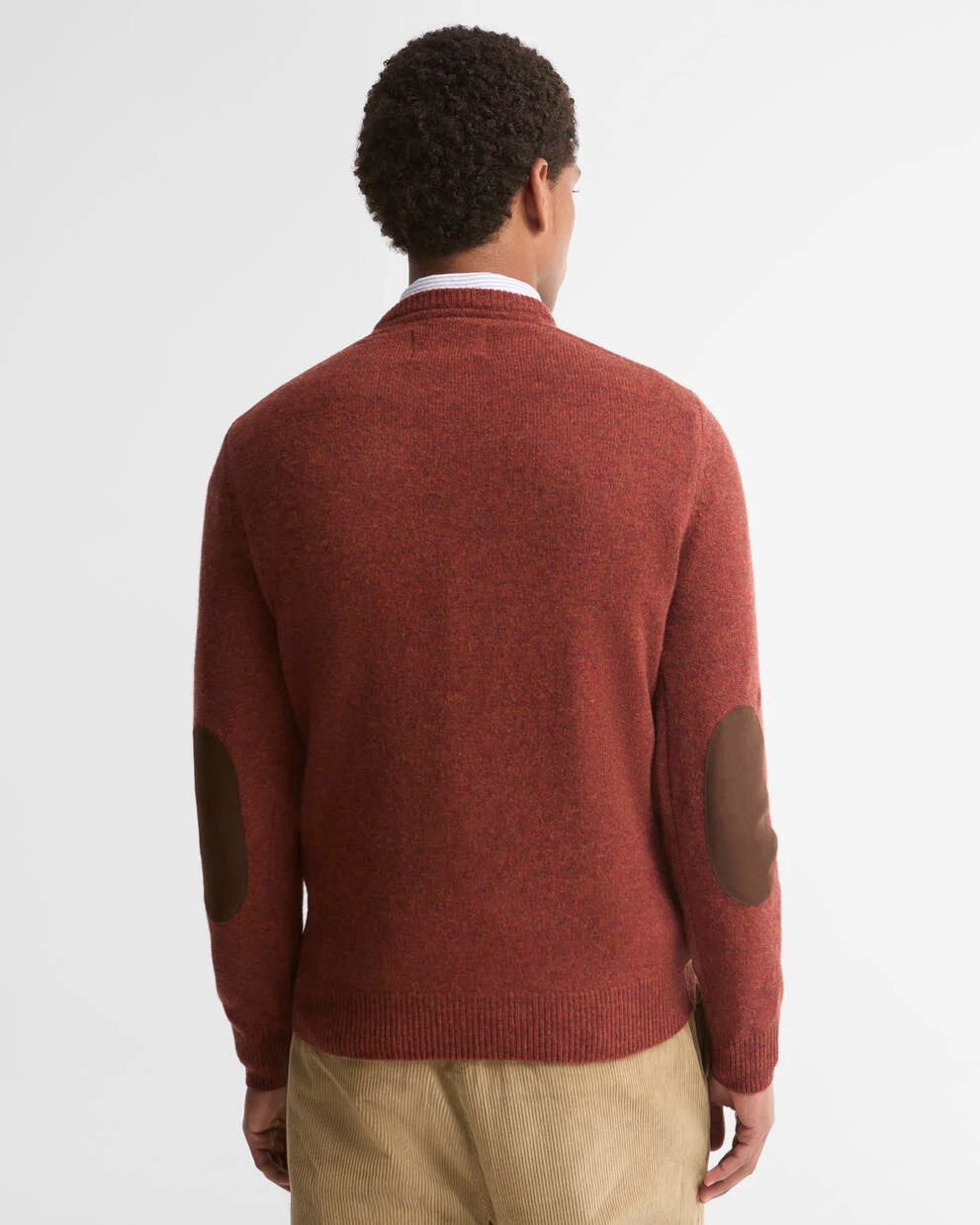 Maglia girocollo Essential toppe mattone