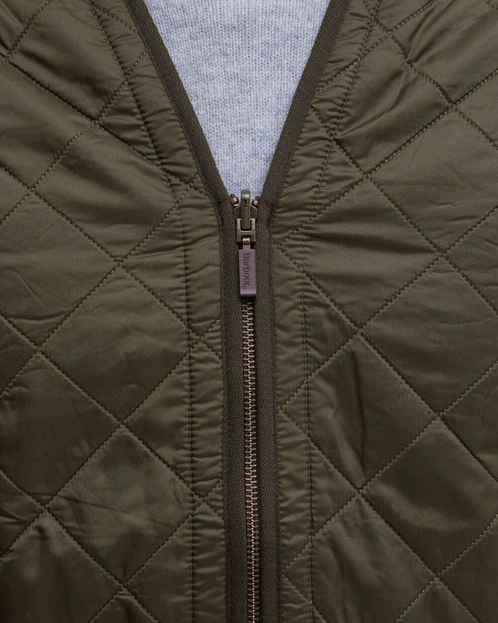 Gilet polarquilt imbottitura verde