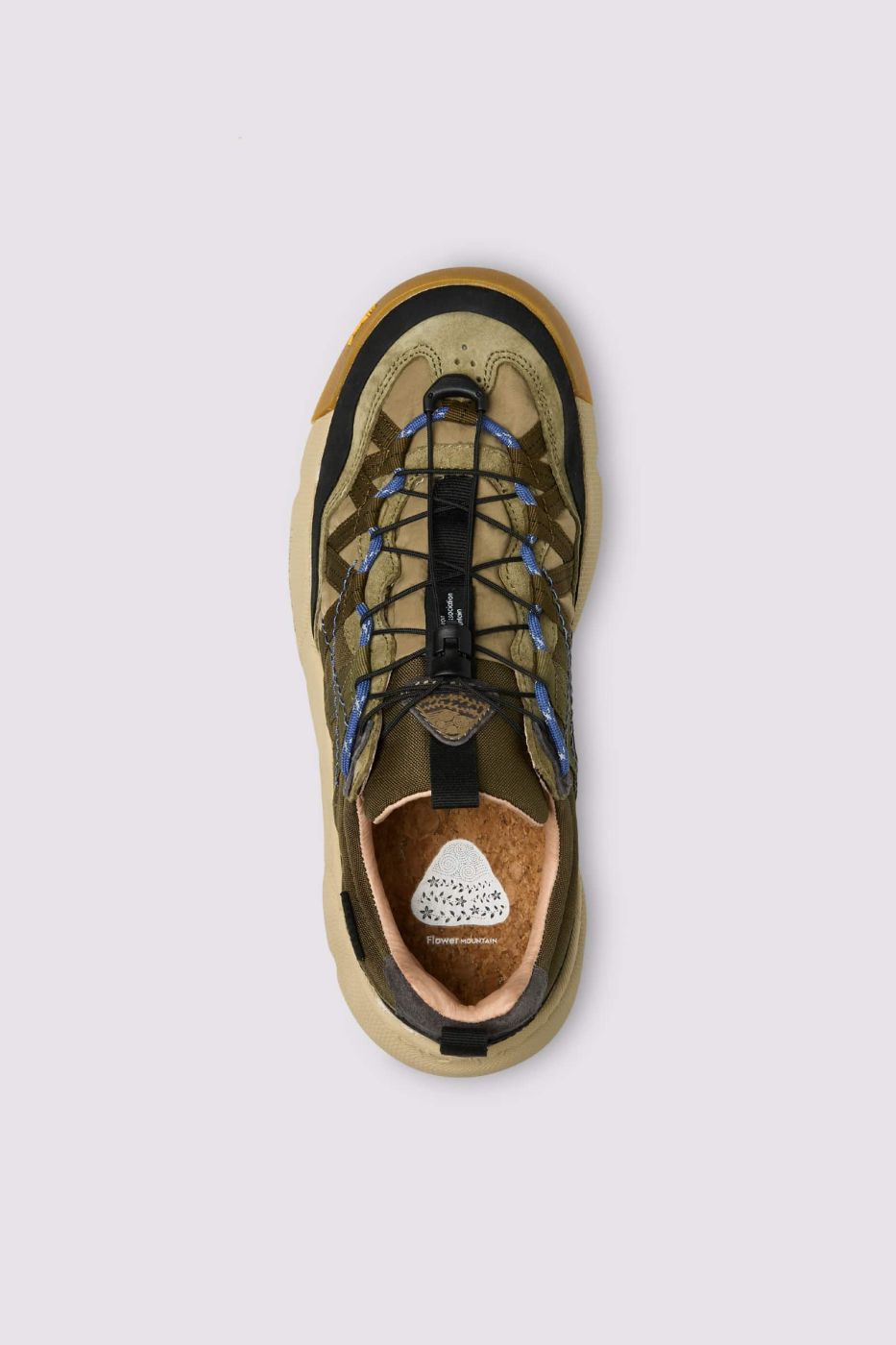 IWANO 2 suede e tessuto tecnico Tortora