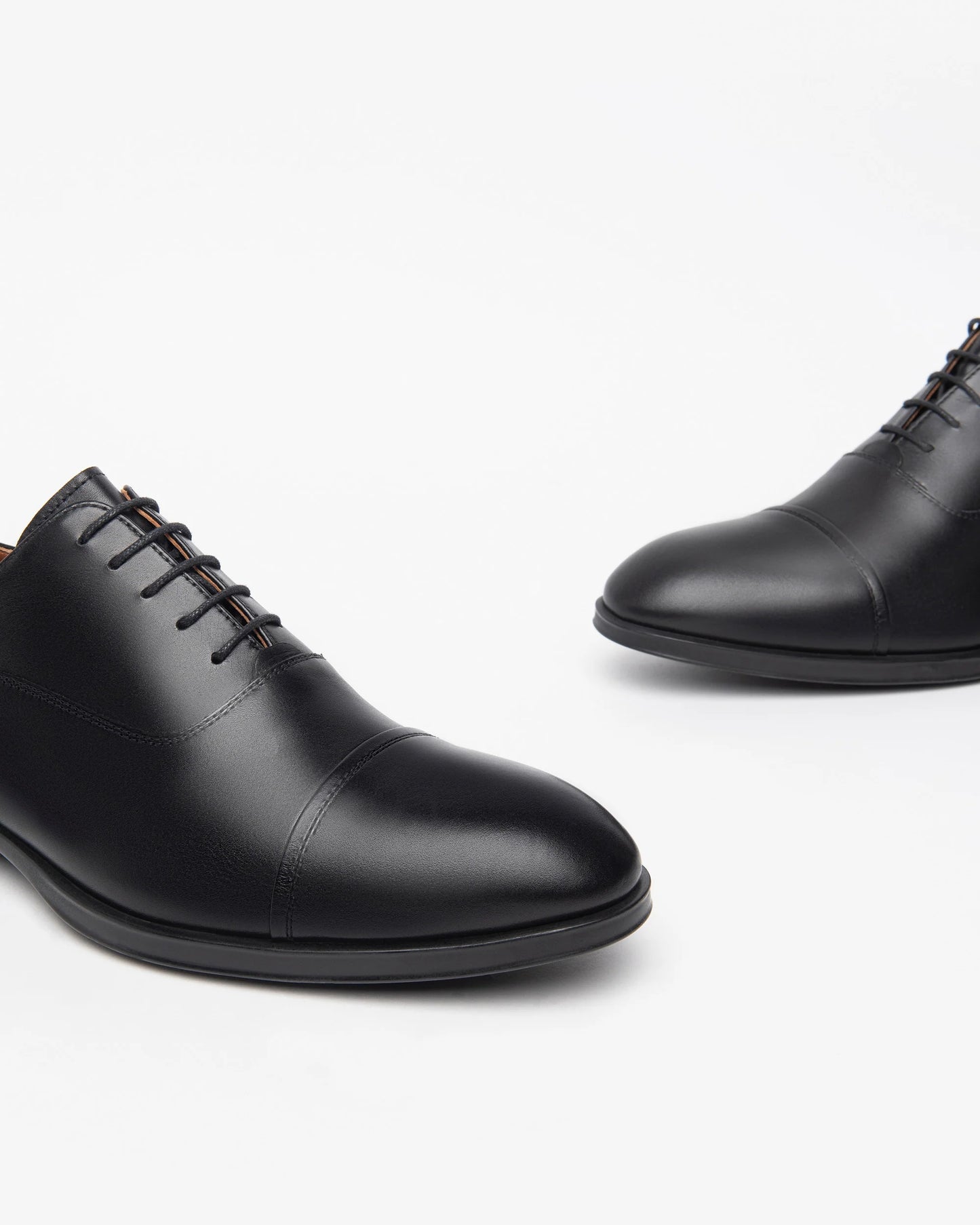 Francesina Oxford in pelle nera