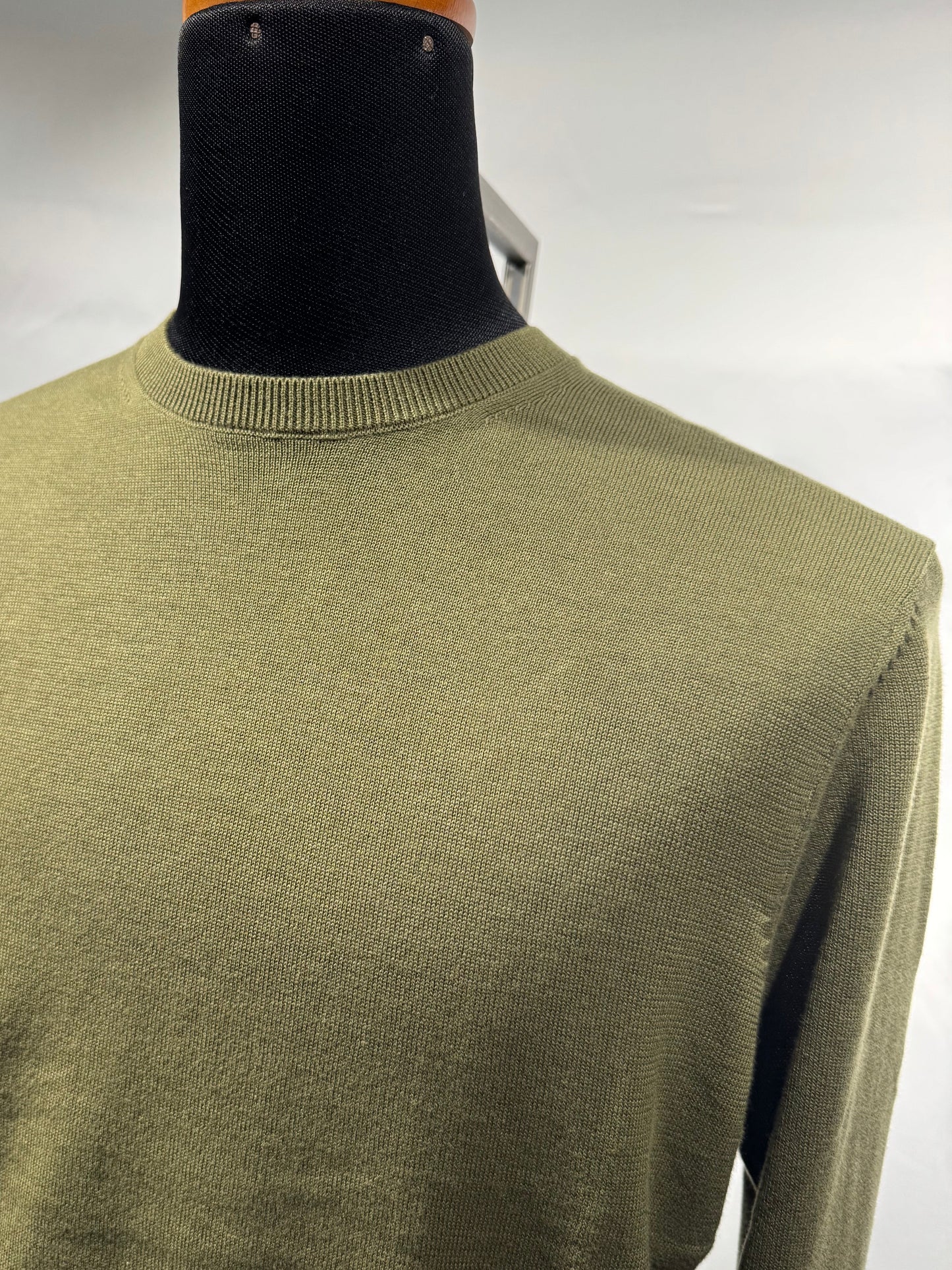 Maglia girocollo cotone militare