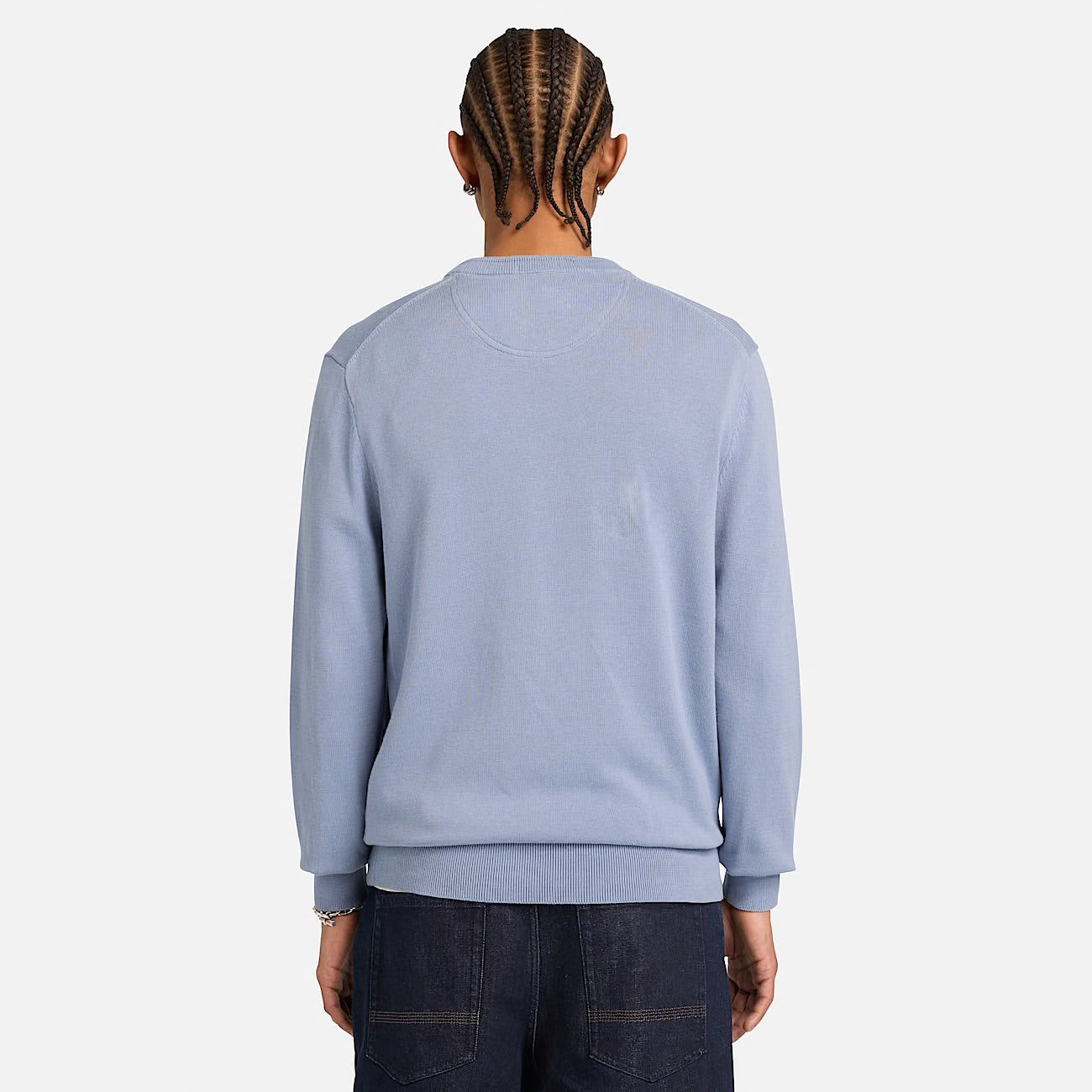 Maglione in Cotone Williams River da Uomo celeste