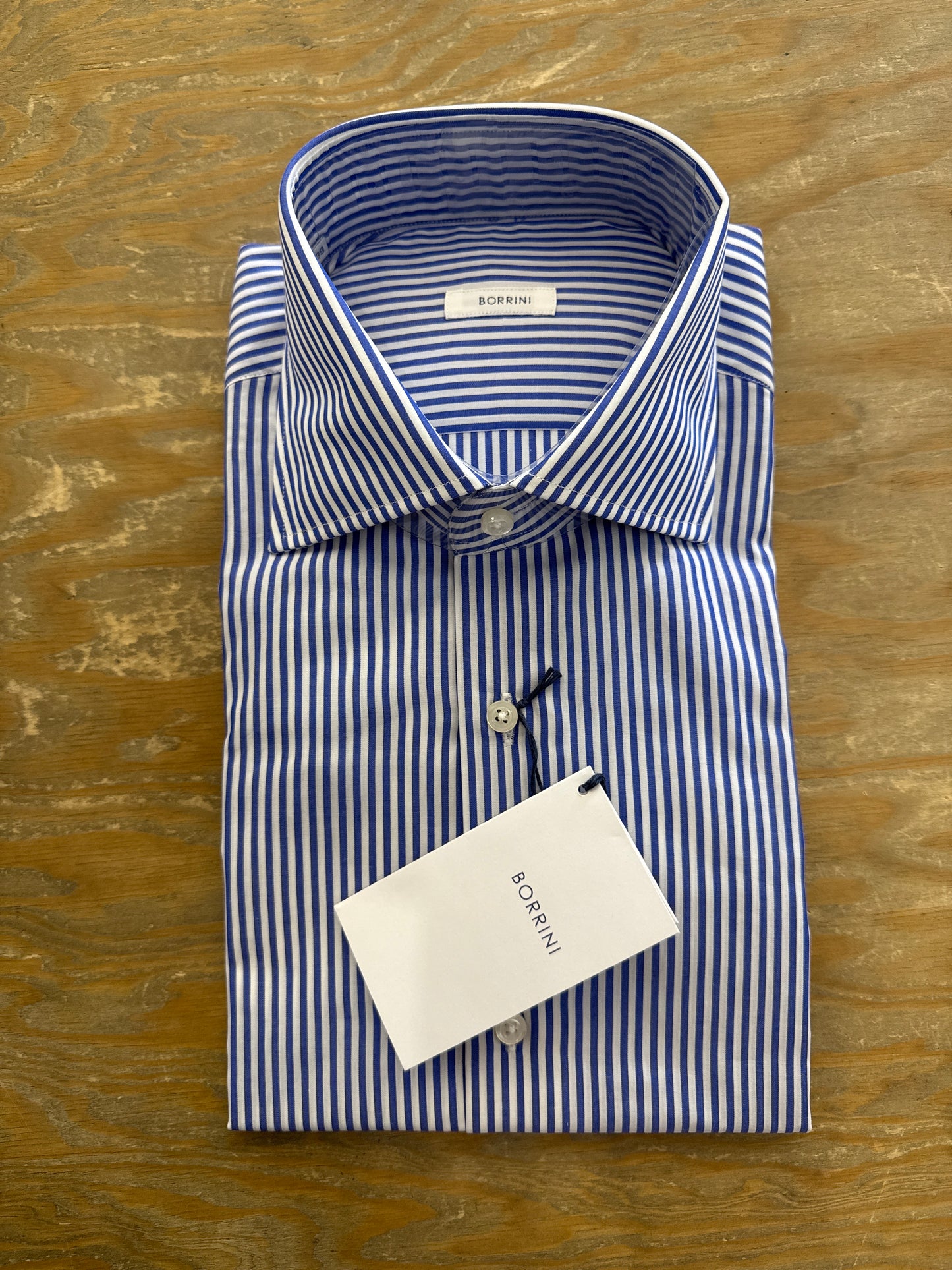 Camicia classica RCD2039 bacchetta blu