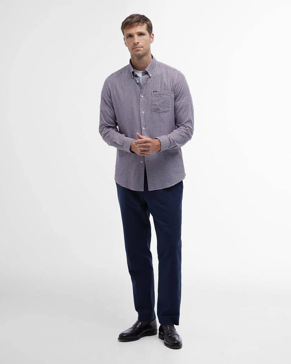 Camicia dal taglio sartoriale Padshaw rosso