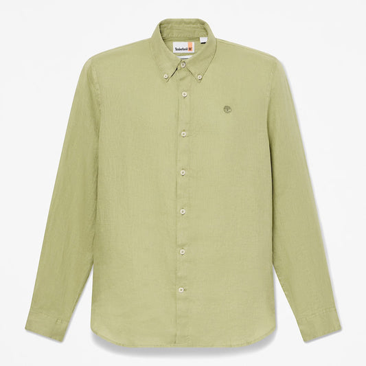 Camicia 100% Lino Salvia