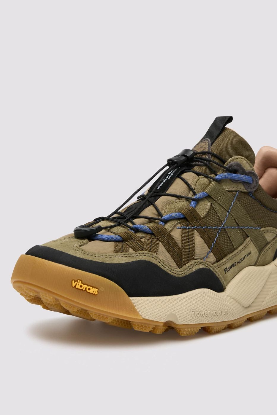 IWANO 2 suede e tessuto tecnico Tortora