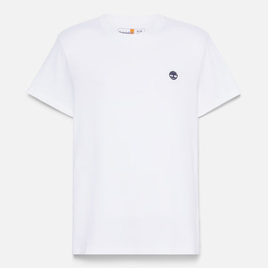 T-shirt basic slim fit manica corta Bianco