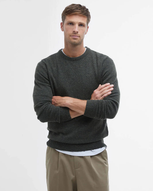 Maglia girocollo Essential Tisbury verde