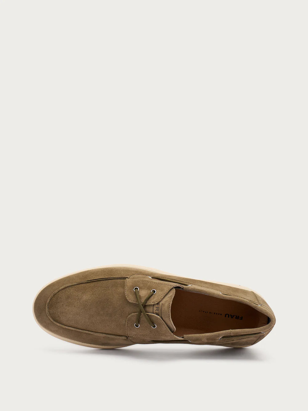 Scarpa da barca in pelle scamosciata 32b1 Salvia