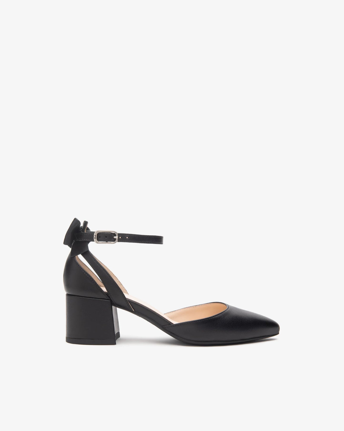 Scarpetta con cinturino e fiocchetto E512350D nero