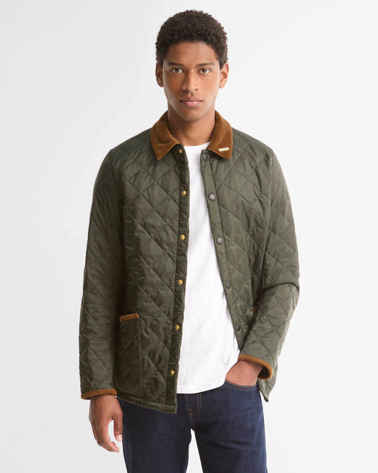 Giacca trapuntata Heritage Liddesdale Icons sage green