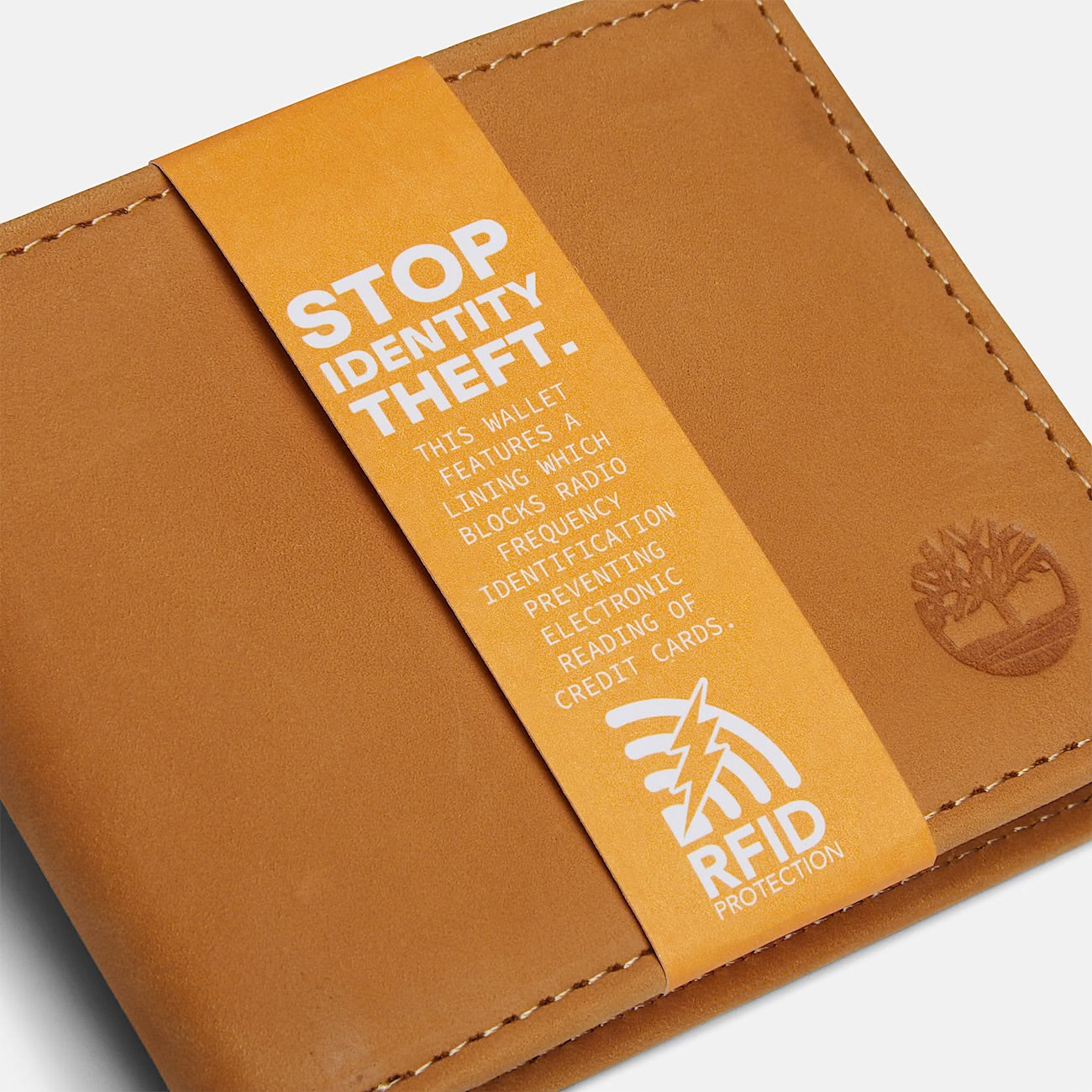 Portafogli in Nabuk Wheatlock Iconic giallo