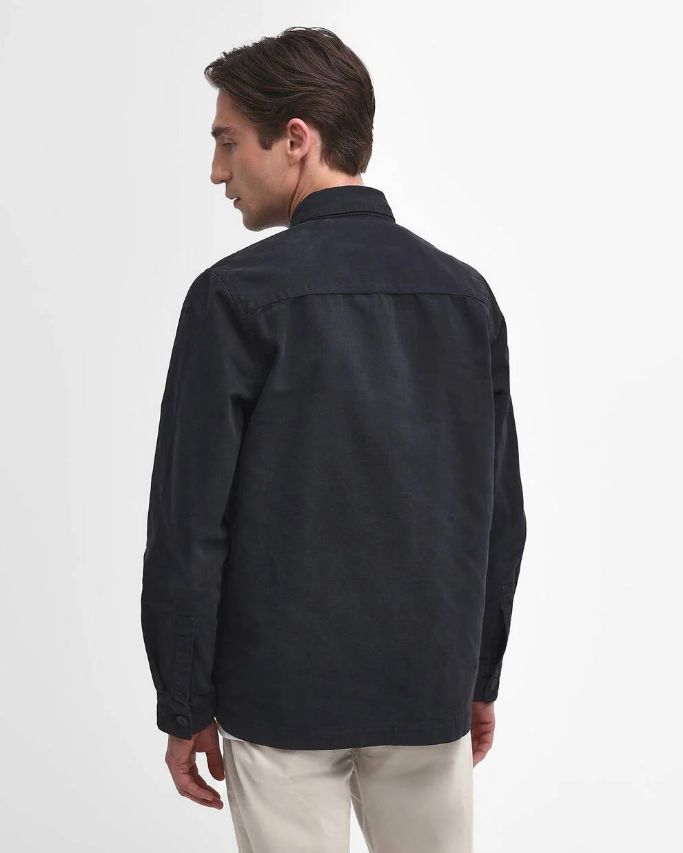 Overshirt Washed Cotton Blu
