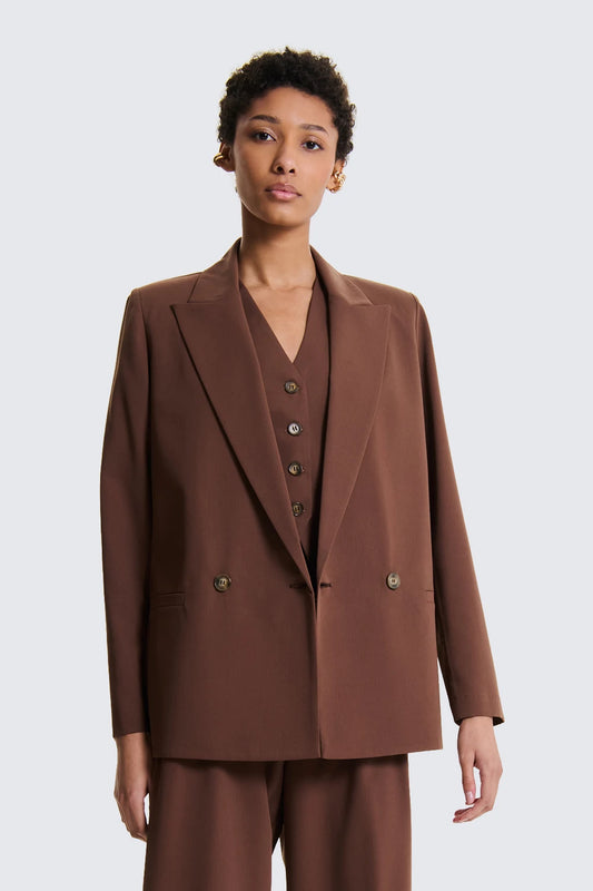 Giacca doppiopetto marrone