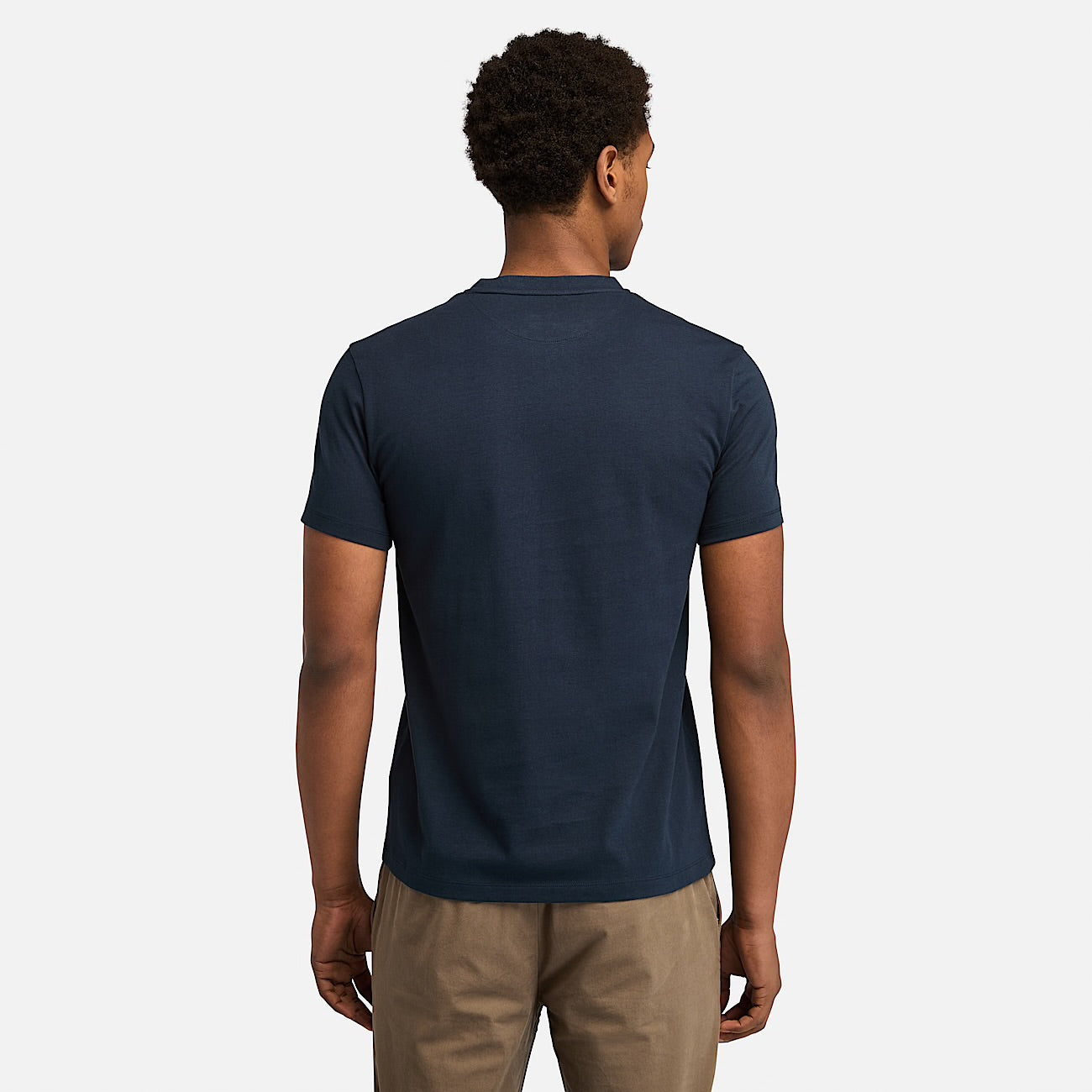 T-shirt basic slim fit manica corta Blu