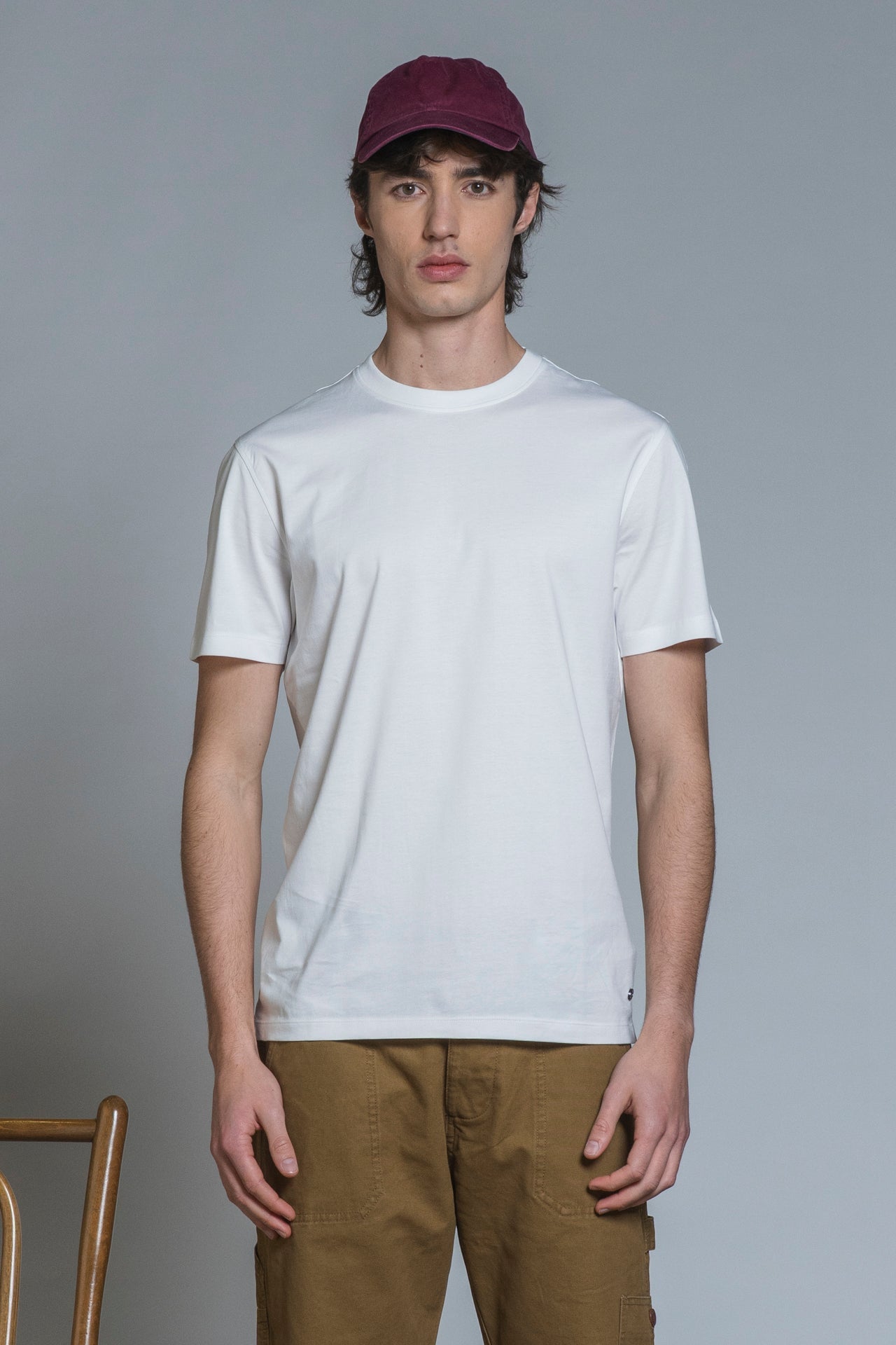 T-shirt cotone mercerizzato Bianco