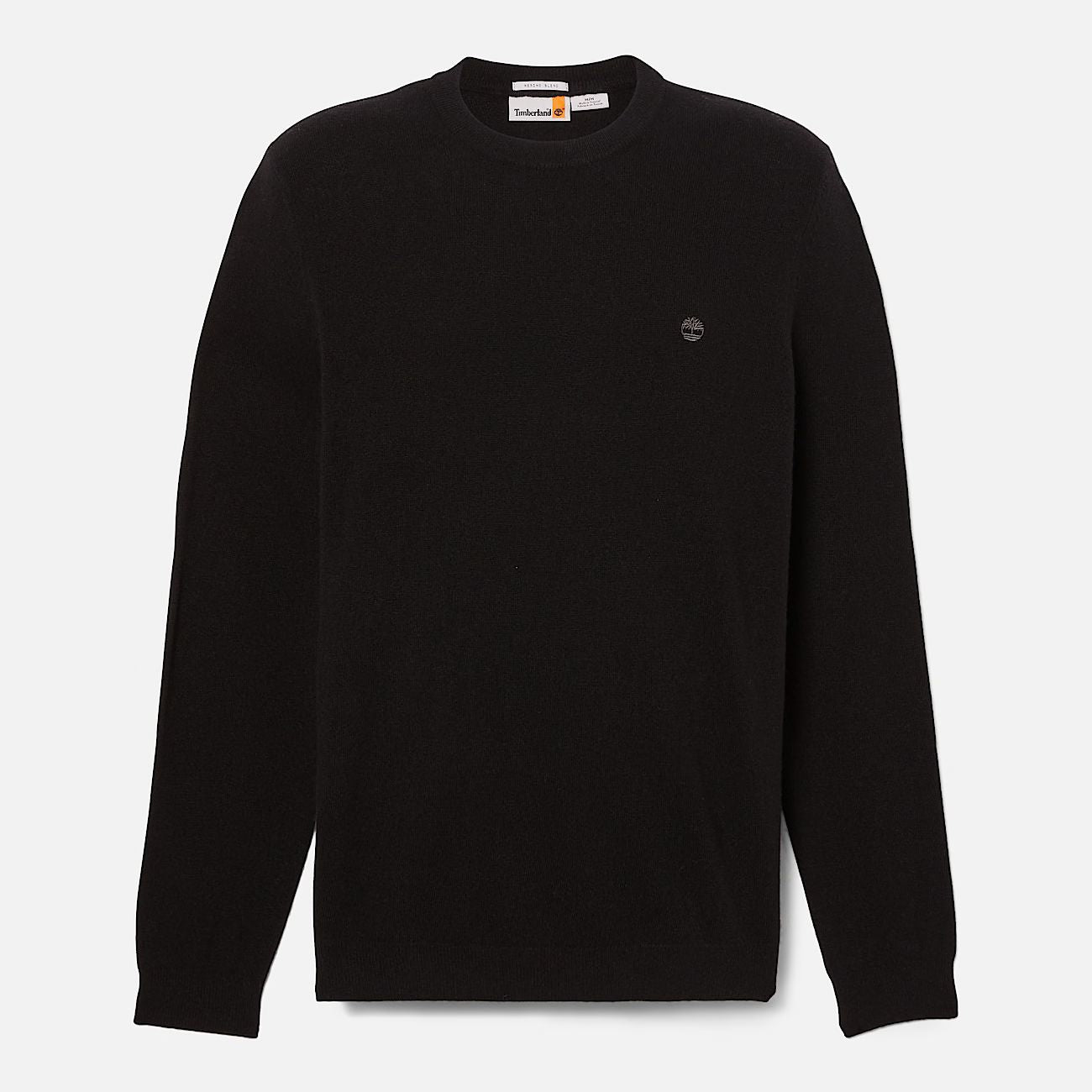 Maglia girocollo in Merino nero