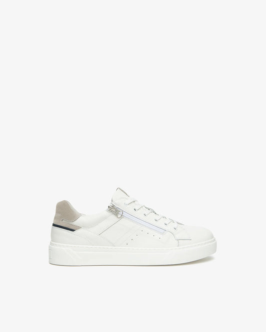 Sneaker in pelle E601130U Bianco