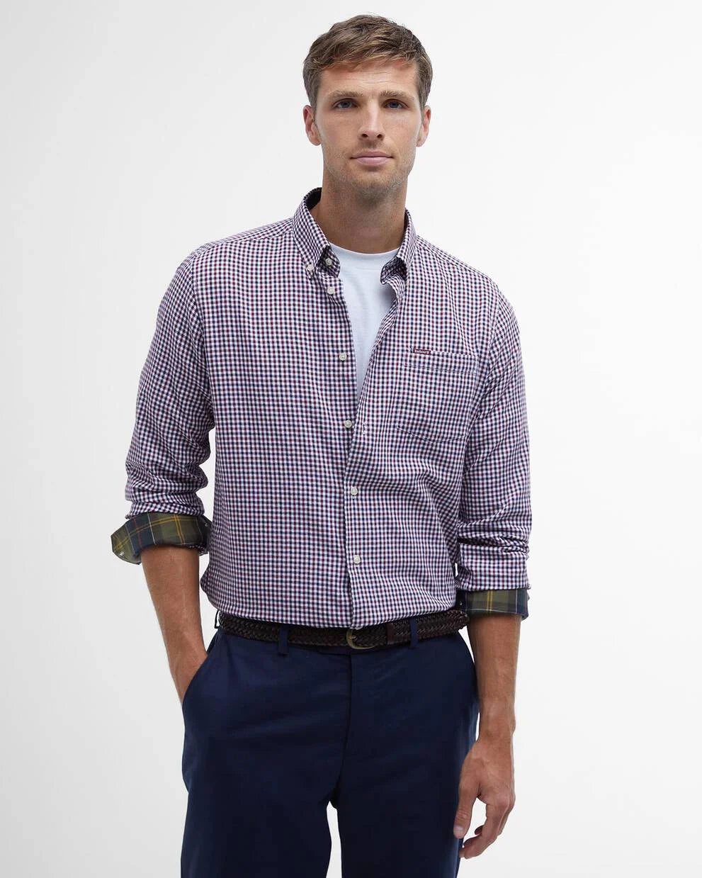 Camicia dal taglio sartoriale Padshaw rosso
