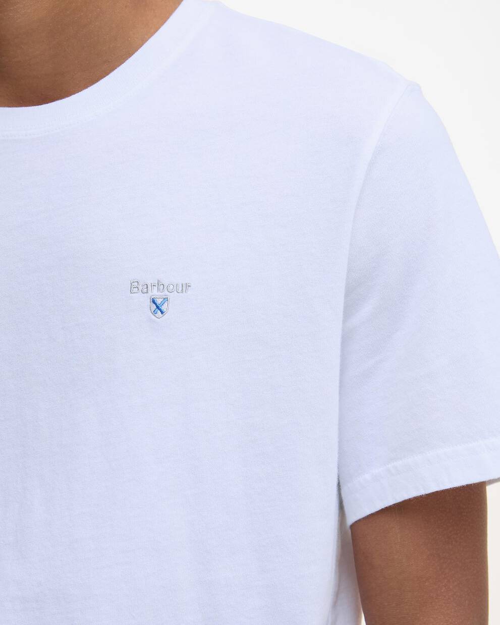 T-Shirt sport-Tartan bianco