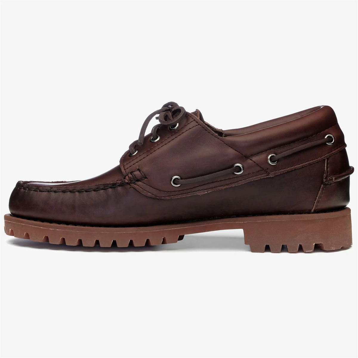 Scarpa da uomo Docksides Acadia pelle marrone