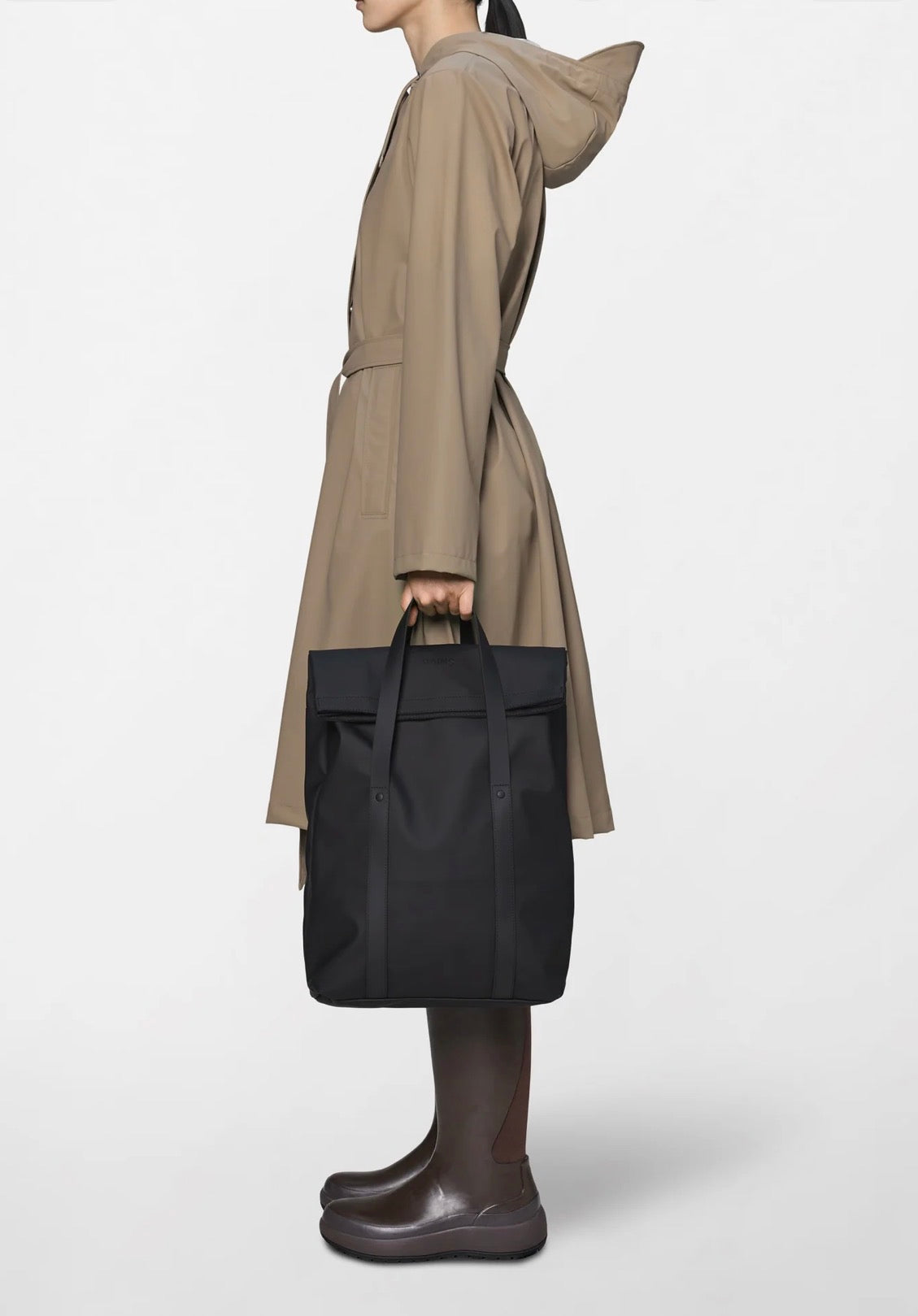 2 Way Tote Backpack nero