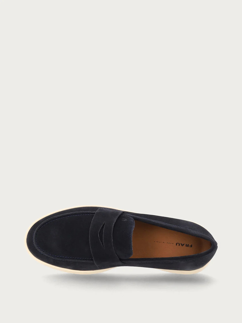 Mocassino fondo gomma 24b4 Blu