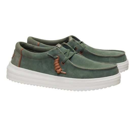 Rev suede verde