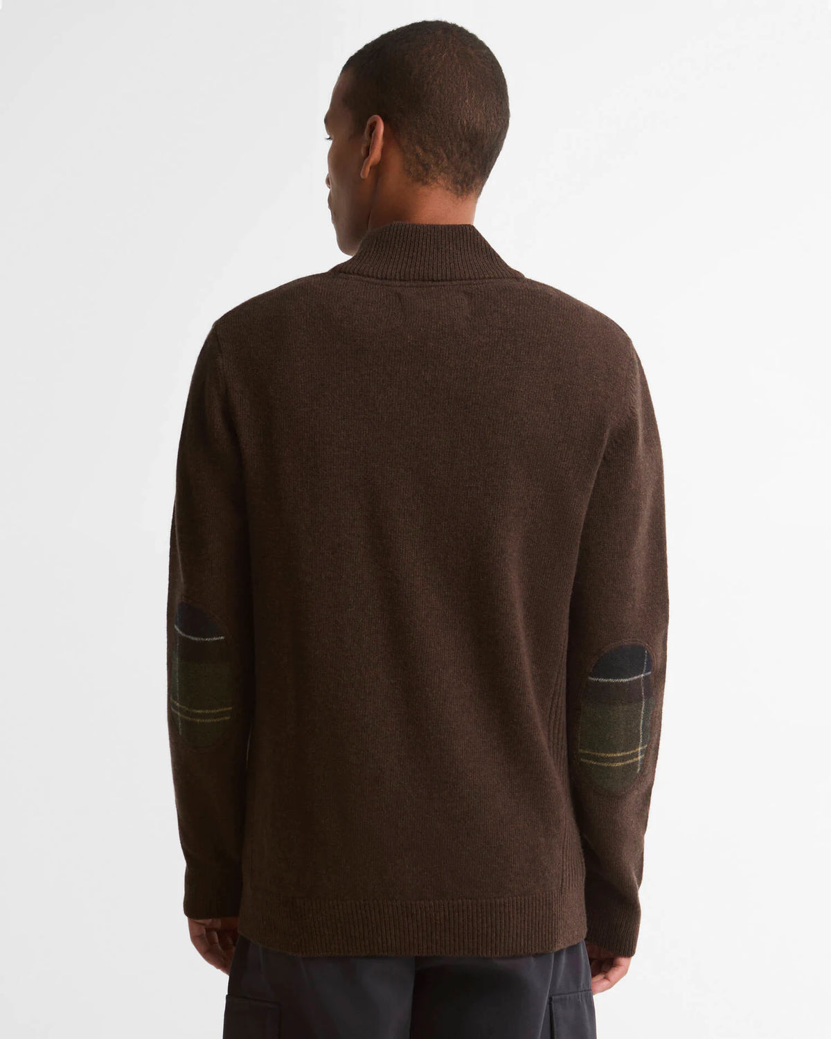Maglia con mezza zip Holden moro