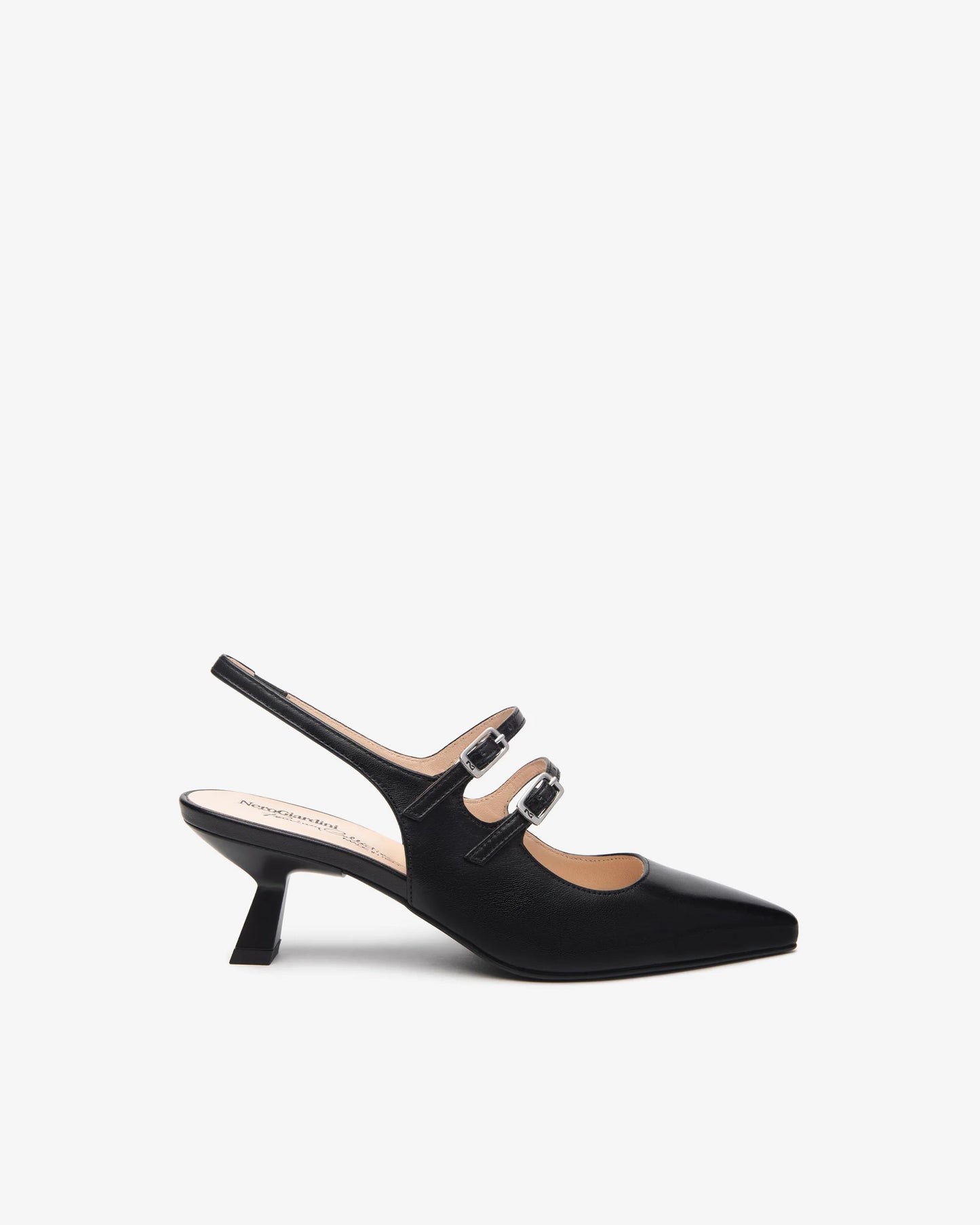 Sling-Back in Pelle E615410DE nero