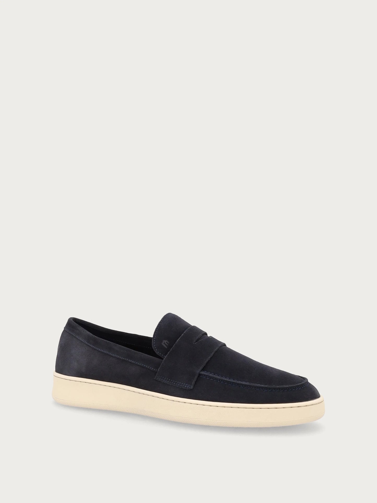 Mocassino fondo gomma 24b4 Blu