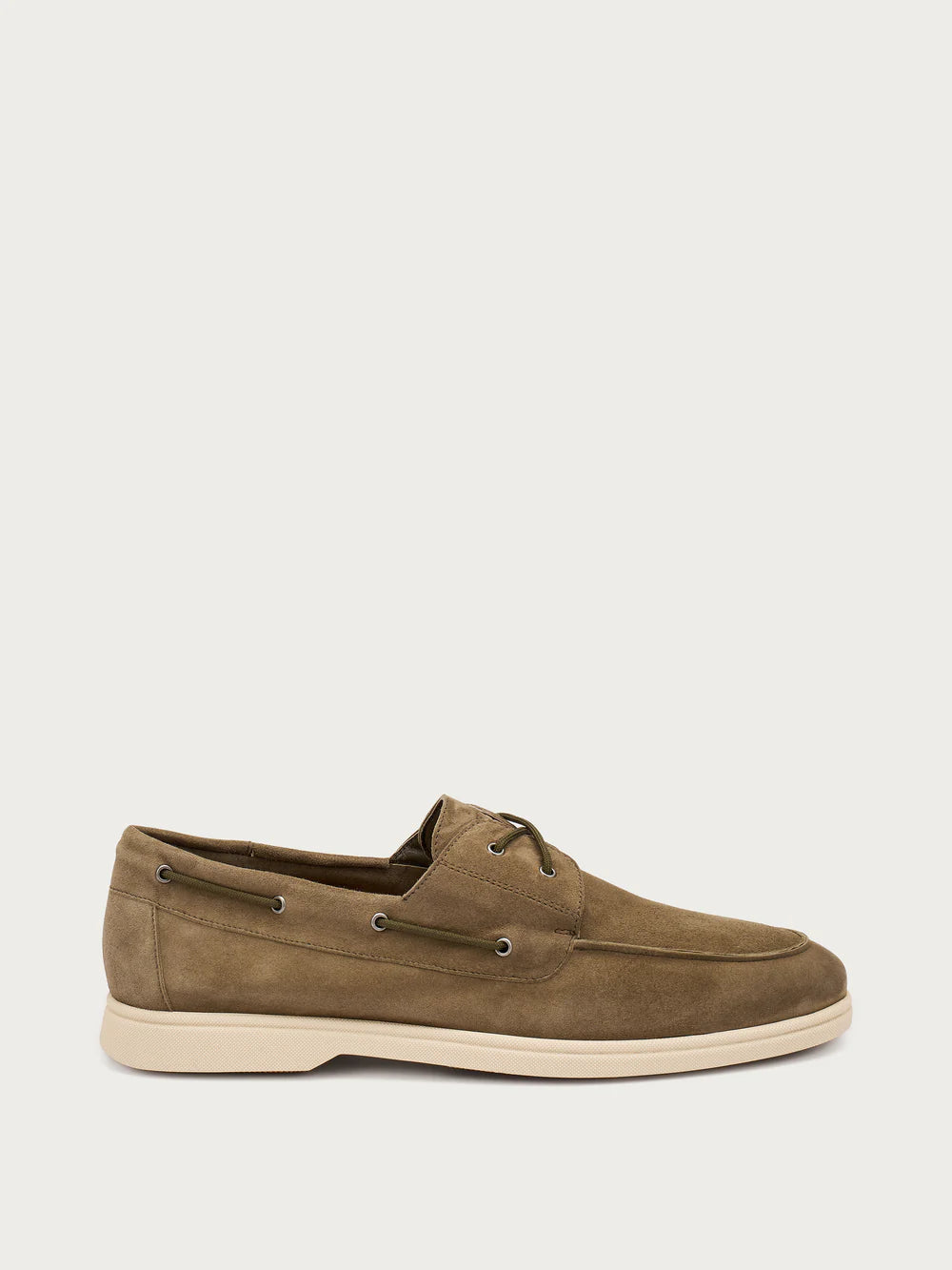 Scarpa da barca in pelle scamosciata 32b1 Salvia