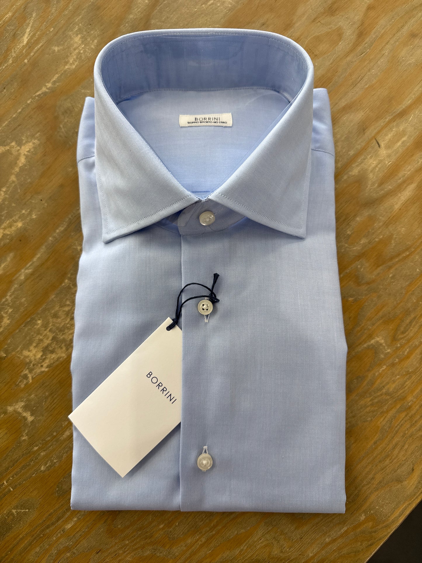 Camicia classica DRNS3826 Celeste