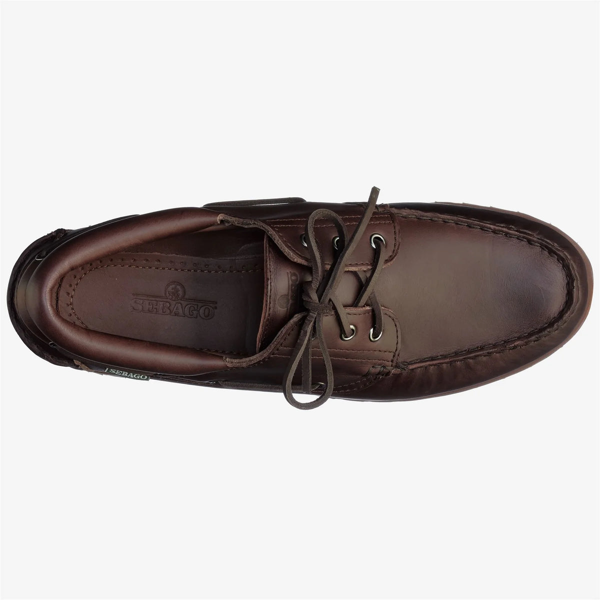 Scarpa da uomo Docksides Acadia pelle marrone