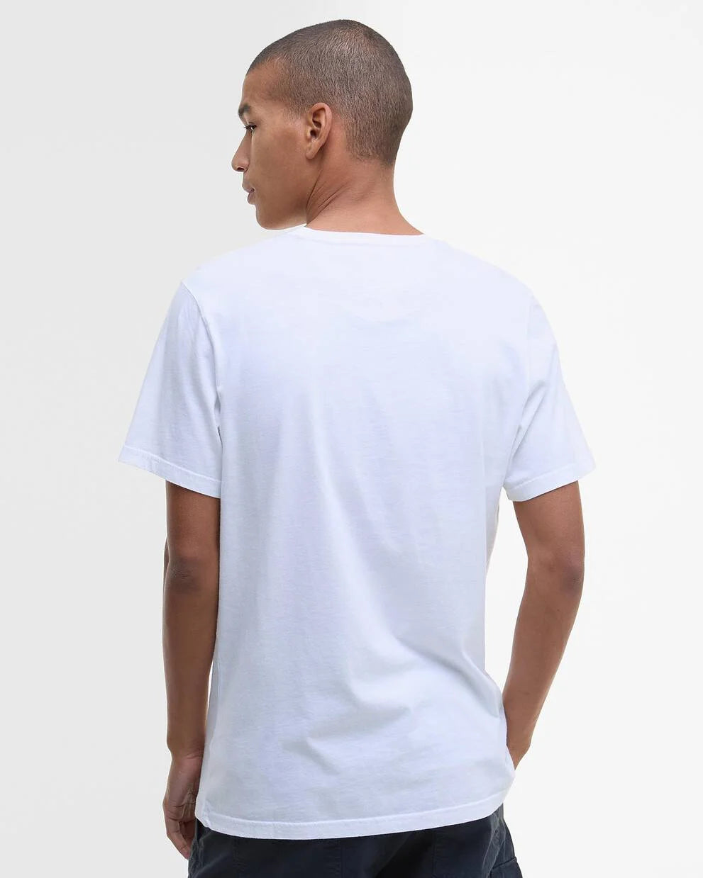 T-Shirt sport-Tartan bianco