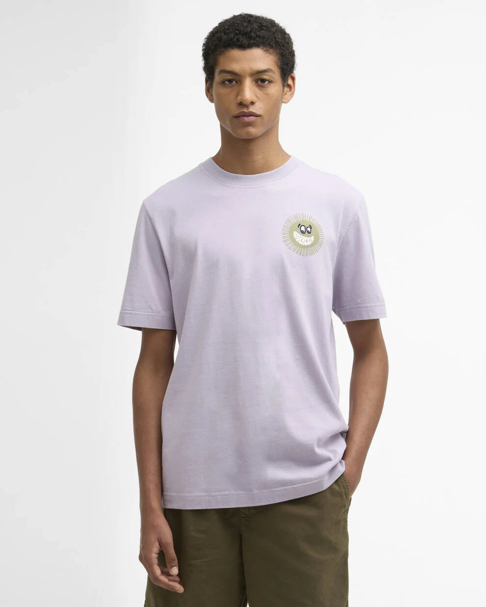 T-shirt con stampa Westbury dalla vestibilità comoda lilla