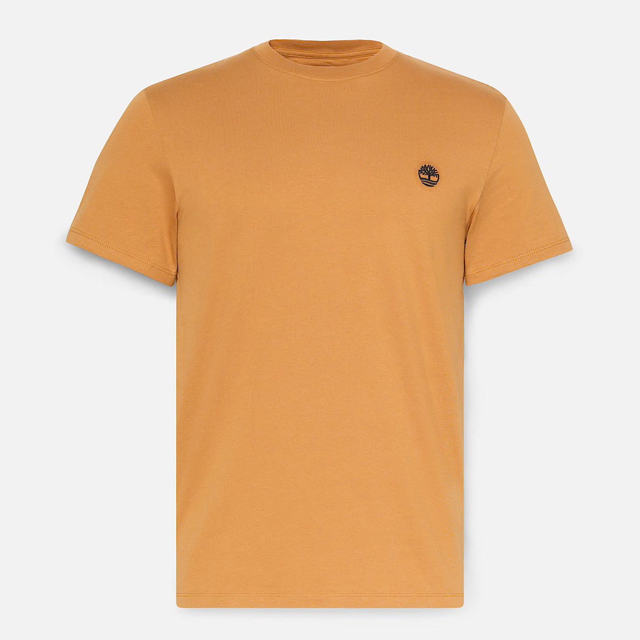T-shirt basic slim fit manica corta Ocra