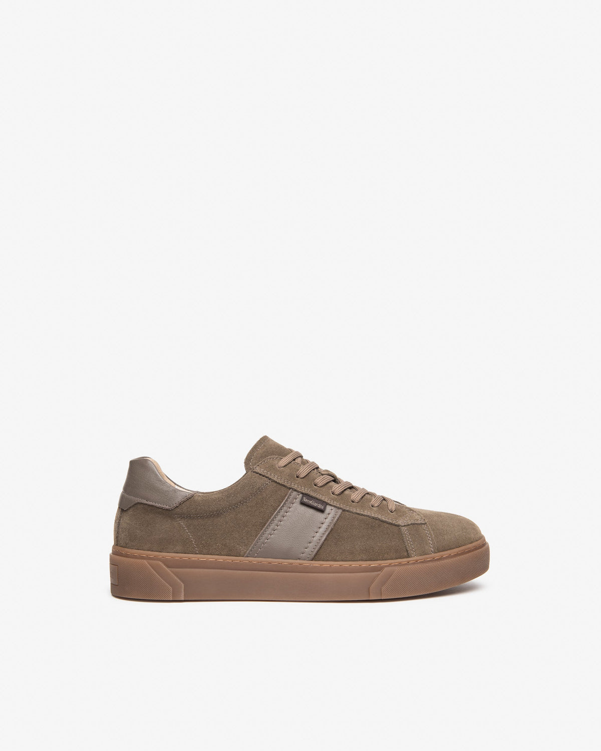 Sneaker in camoscio e pelle I601360U fango